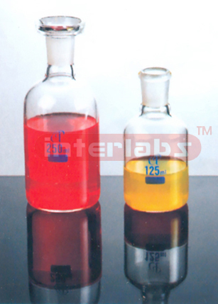 BOTTLES, REAGENT, BOROSILICATE GLASS, NARROW MOUTH